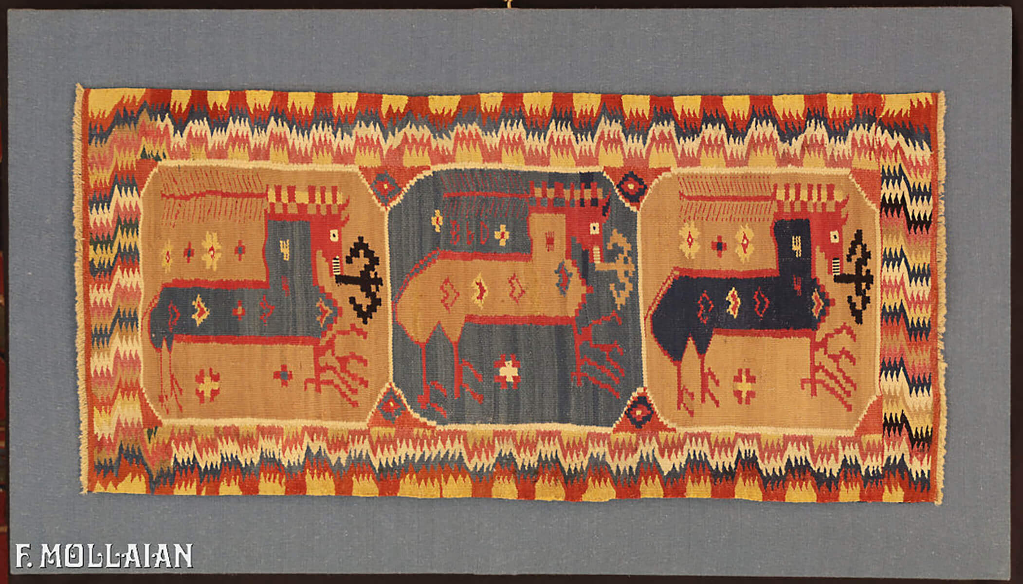Antique Swedish Textile (97x47 cm)